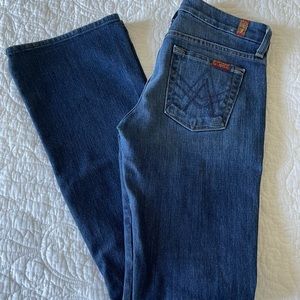 Seven for all mankind jeans. Size 25. Dark wash